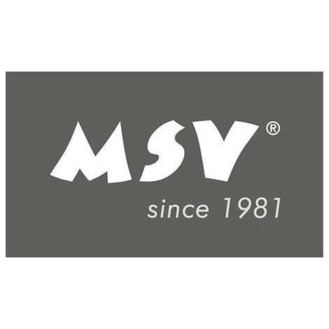 Combiné Wc en Acier Chromé Gris MSV