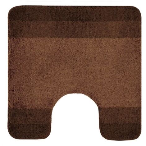 Tapis de bain Polyester BALANCE 55x55cm Marron Spirella (1/3)