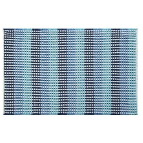 Tapis de bain Polyester CONE 50x80cm Bleu Spirella (1/2)