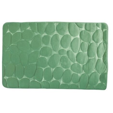 Tapis de bain Microfibre PEBBLE 50x80cm Vert Basil MSV