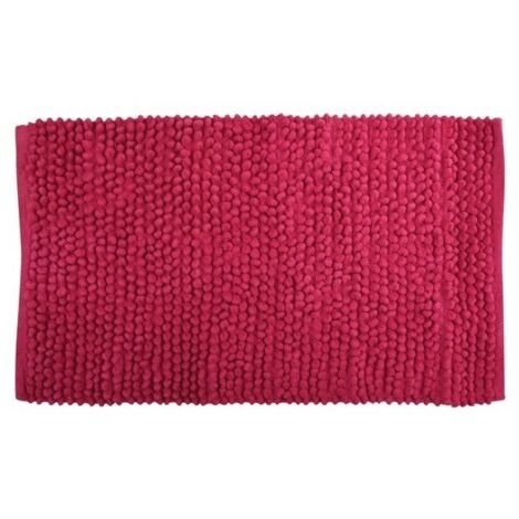 Tapis de bain Coton 50x80cm Fuschia MSV (1/4)