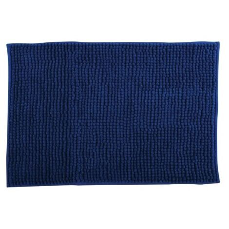 Tapis de bain Microfibre CHENILLE 40x60cm Bleu Foncé MSV