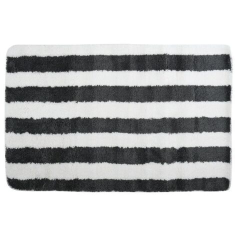 Tapis de bain Microfibre 50x80cm SEAUVILLE Gris Anthracite MSV