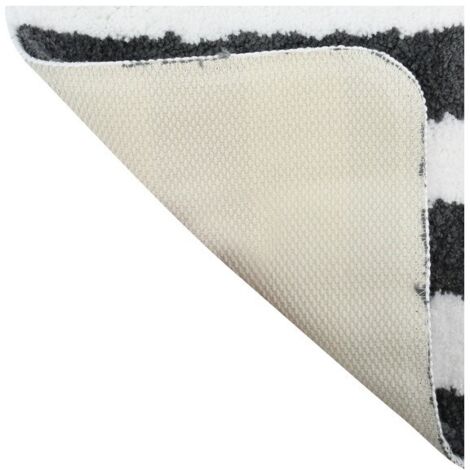 Tapis de bain Microfibre 50x80cm SEAUVILLE Gris Anthracite MSV