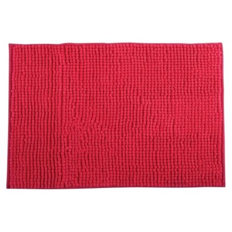 Tapis de bain Microfibre CHENILLE 60x90cm Rose Fuschia MSV