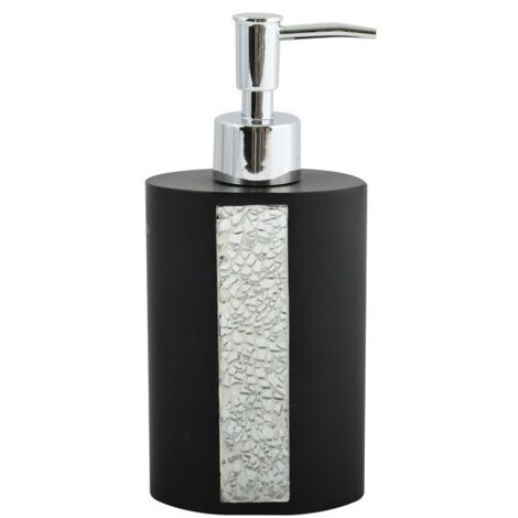 Distributeur de savon Polyrésine LUANDA Noir MSV