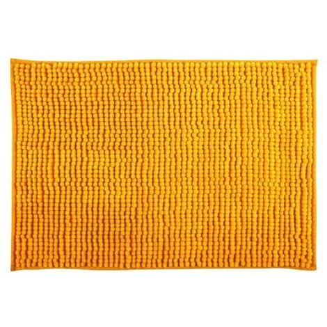 Tapis de bain Microfibre CHENILLE 40x60cm Safran MSV