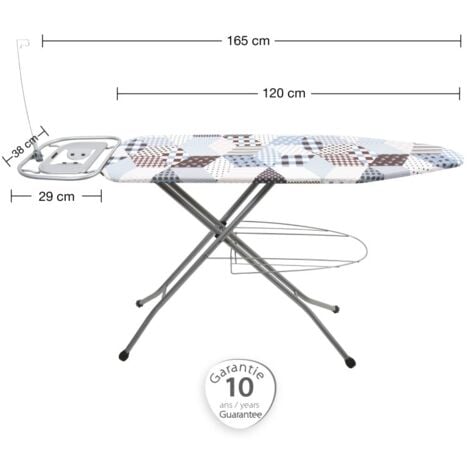 Mini Table à Repasser, 90 x 33 x 13 cm Coloris Aléatoire (Gris/Rose)  -PEGANE- : : Cuisine et Maison