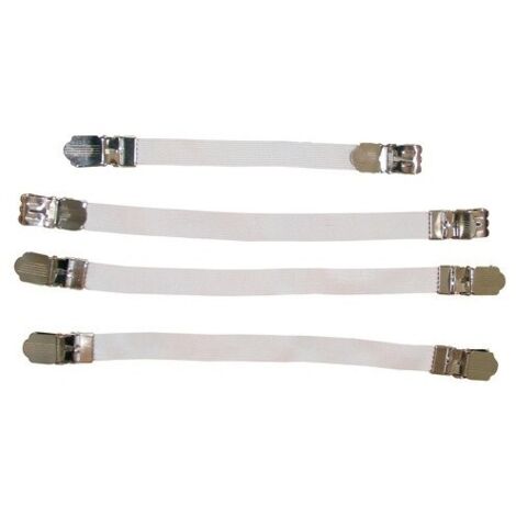 Lot de 4 tendeurs pour housse de repassage et angle de drap housse 8-18 cm MSV (1/3)