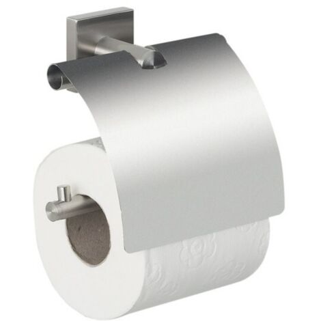 Porte rouleau papier WC Mural NYO Acier Gris Spirella (1/2)