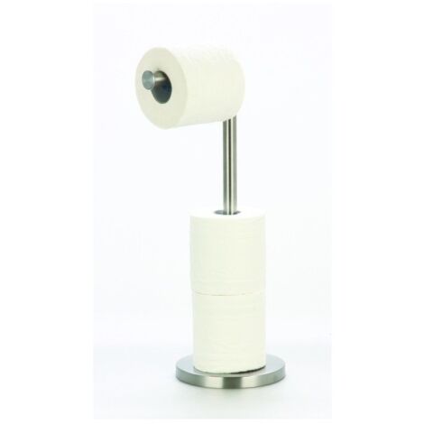 Porte Rouleau papier Wc sur pied Inox MSV