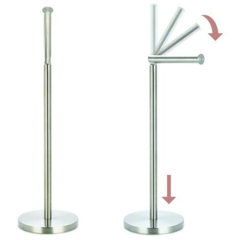 Porte Rouleau papier Wc sur pied Inox MSV