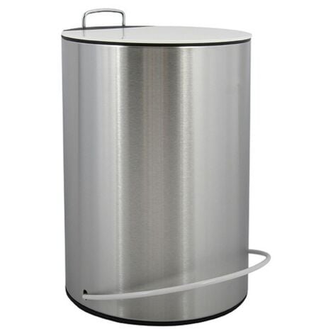 Poubelle à pédale design 5L inox