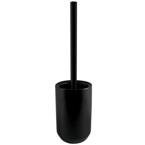 Brosse Wc avec support Céramique JARO Noir Spirella (1/2)