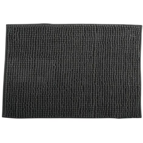 Tapis de bain Microfibre CHENILLE 60x90cm Gris MSV