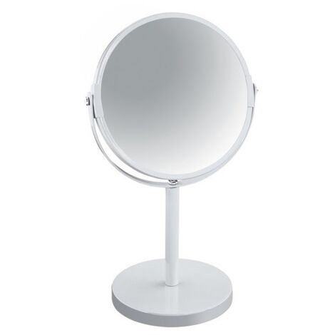 Miroir grossissant sur pied Acier SYDNEY Blanc Spirella