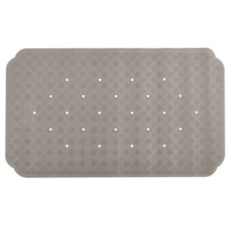 Tapis Fond de baignoire Caoutchouc RUBY 70x40cm Taupe Spirella