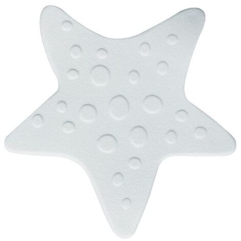 sticker figurine antidérapant de douche ou baignoire PVC ASTERIE x5pcs Blanc Spirella (1/2)