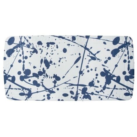 Tapis Antidérapant Pour Baignoire Alaska - PVC Mousse Avec Ventouses - 71 X 36 Cm - Noir - Trous De Drainage Anti-moisissure - 4