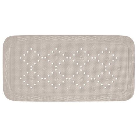 Tapis Fond de baignoire PVC ALASKA 71x36cm Taupe Spirella (1/3)