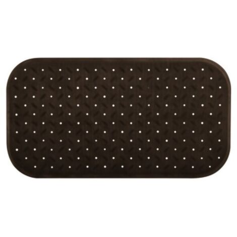 tapis Fond de baignoire antidérapant Caoutchouc CLASS 36x65cm Chocolat MSV