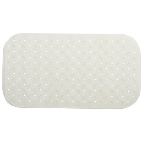 Tapis Fond de baignoire antidérapant Caoutchouc CLASS 36x76cm Blanc MSV