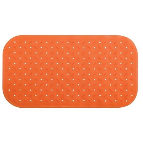 Tapis Fond de baignoire antidérapant Caoutchouc CLASS 36x76cm Orange MSV
