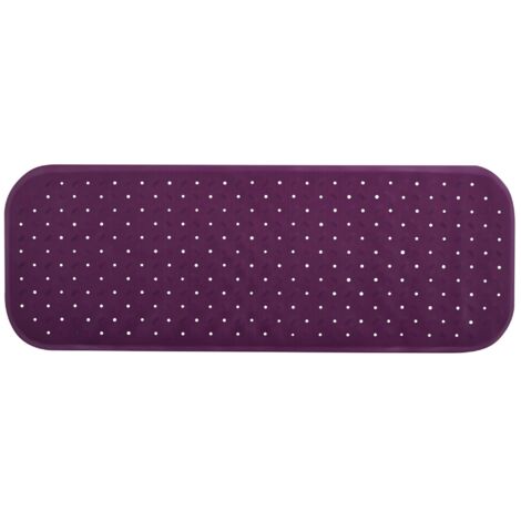 tapis Fond de baignoire antidérapant Caoutchouc CLASS 36x97cm Violet MSV