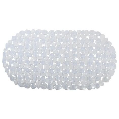 Tapis Fond de baignoire PVC GALETS 35x68cm Transparent MSV