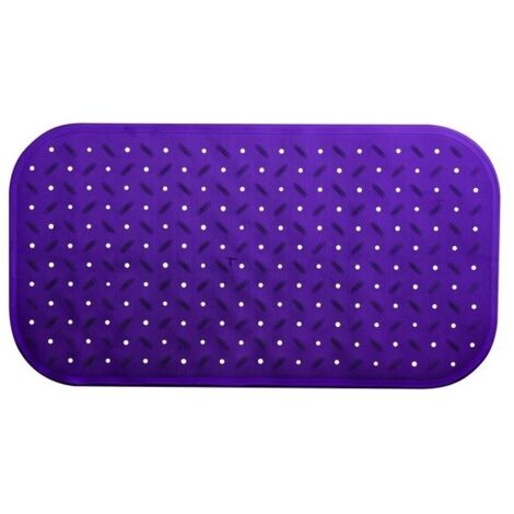 tapis Fond de baignoire antidérapant Caoutchouc CLASS 36x65cm Violet MSV