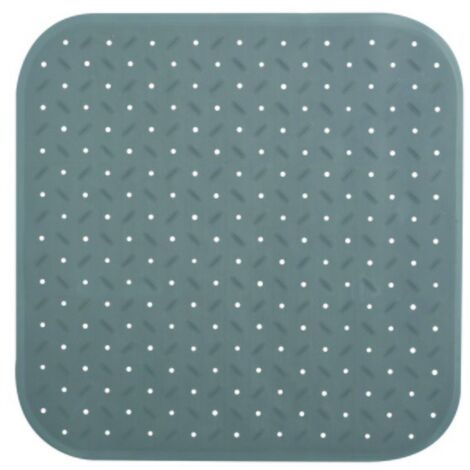 Tapis Fond de douche antidérapant Caoutchouc CLASS 54x54cm Gris MSV