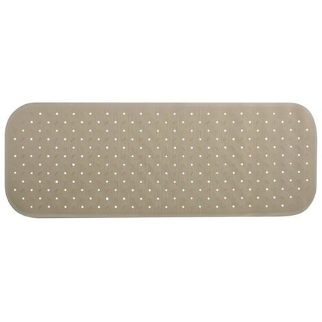 Tapis Fond de baignoire antidérapant Caoutchouc CLASS 36x97cm Beige MSV (1/5)