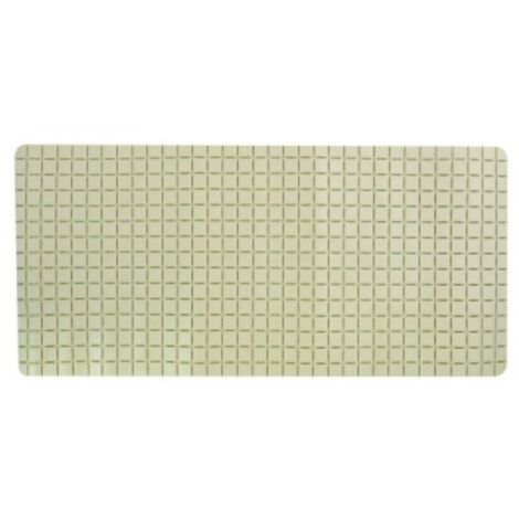 Tapis Fond de baignoire antidérapant Caoutchouc QUADRO 36x76cm Beige MSV