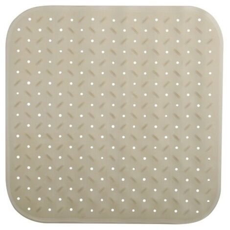 Tapis Fond de douche antidérapant Caoutchouc CLASS 54x54cm Beige MSV (1/5)
