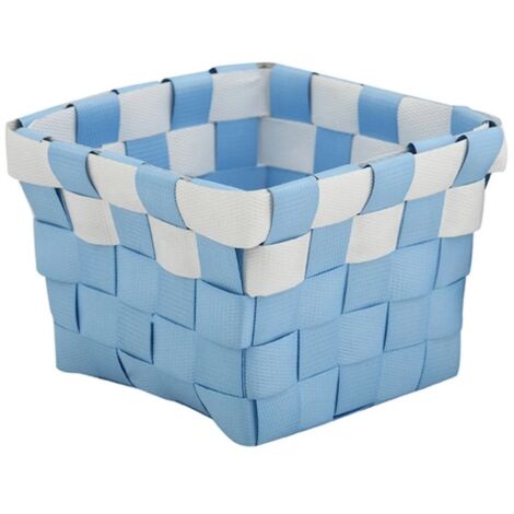 Panier De Rangement 10x10x7,5cm Pastel Bleu MSV | Leroy Merlin