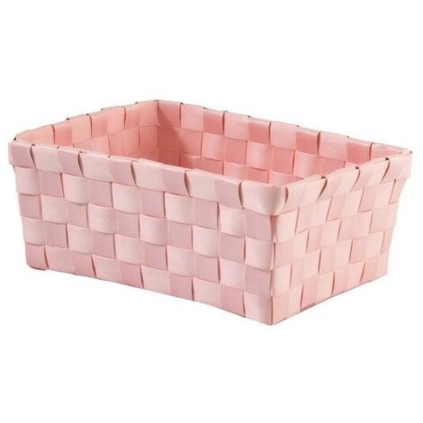 Panier de rangement 19x14x8cm Rose Pastel MSV