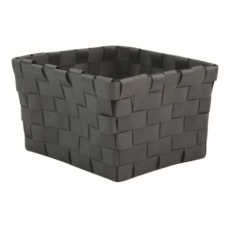 Panier de rangement 14x14x9cm Gris MSV