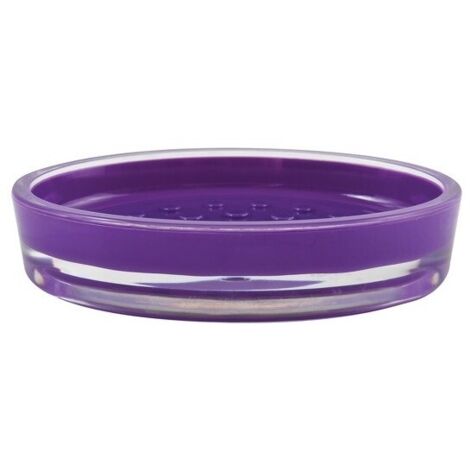 Porte Savon Acrylique TAHITI Violet MSV