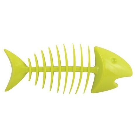 Porte-savon MSV en PVC en forme de poisson de couleur verte