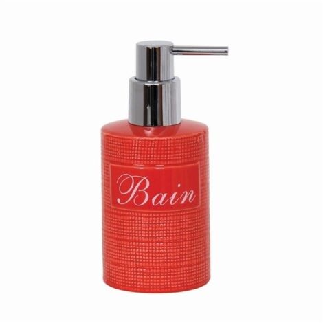 Distributeur de savon Céramique DINAN Rouge MSV