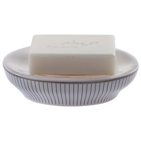 PORTE-SAVON CÉRAMIQUE LAVANDE MAUVE PASTEL