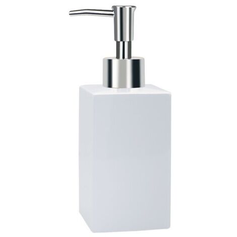 Distributeur de savon Porcelaine QUADRO Blanc Spirella