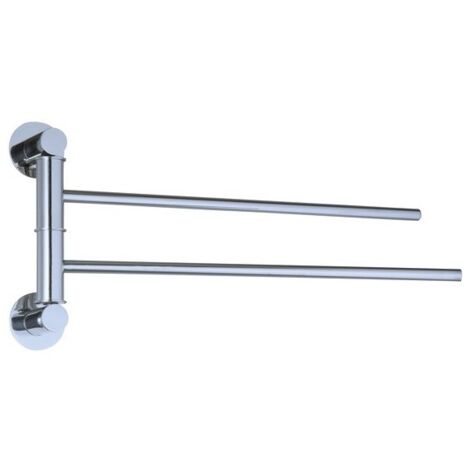 Porte-serviettes Double Chromé Imperial York – Neuf, Design Classique Pour Salle De Bain