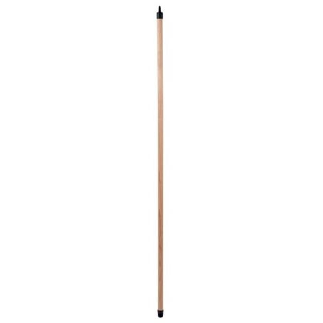 Manche à balai en bois brut 130cm MSV (1/2)