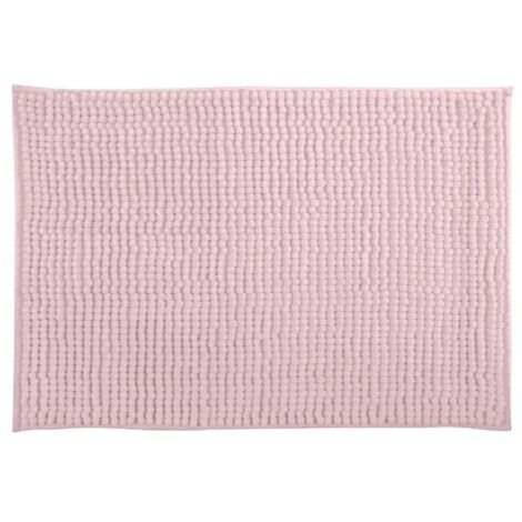 Tapis de bain Microfibre CHENILLE 50x80cm Rose Pastel MSV