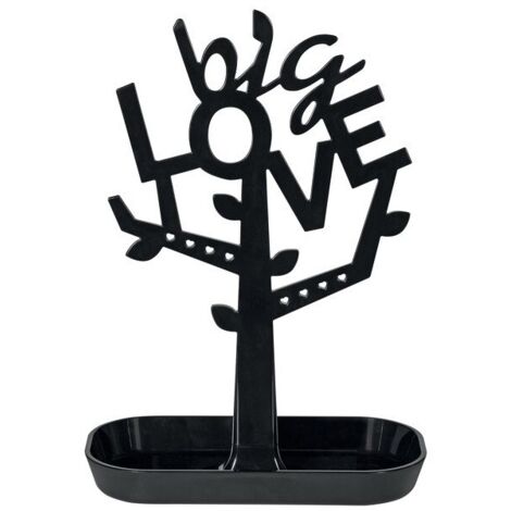 arbre à bijoux Acier SYDNEY Noir Spirella