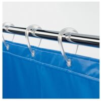 Lot de 12 anneaux pour rideaux de douche DROP Transparent Spirella