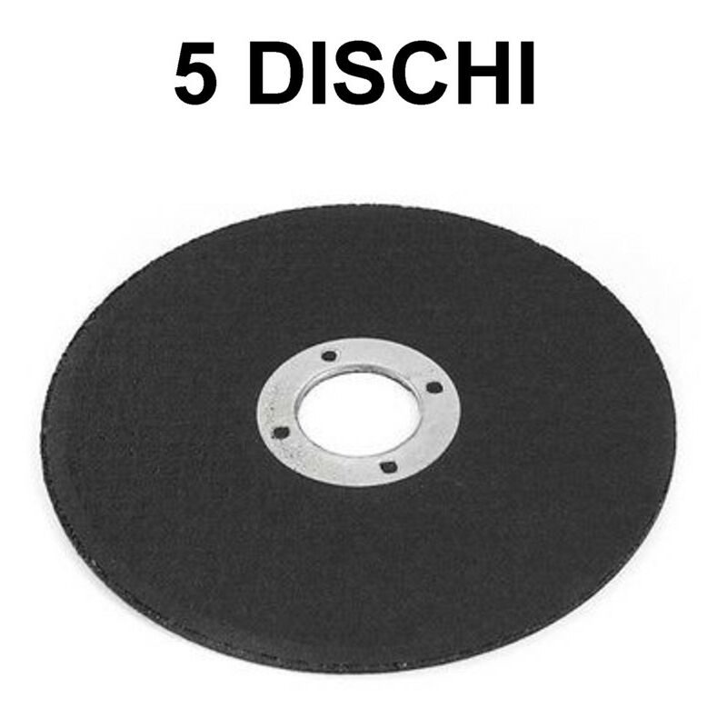 SET 5 DISCHI DA TAGLIO 115 MM PER FERRO METALLO SMERIGLIATRICE FLEX