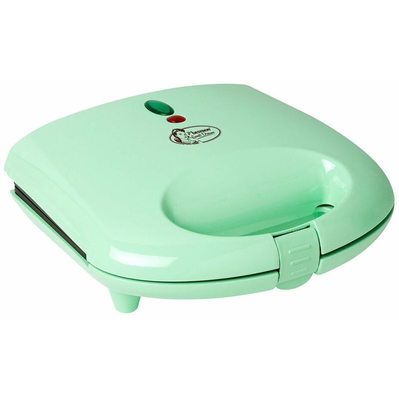 Máquina expendedora de hierro en forma de gofre de 700 vatios Beluza Bruessler Art Anti Haft Revestido Waffle Maker Green