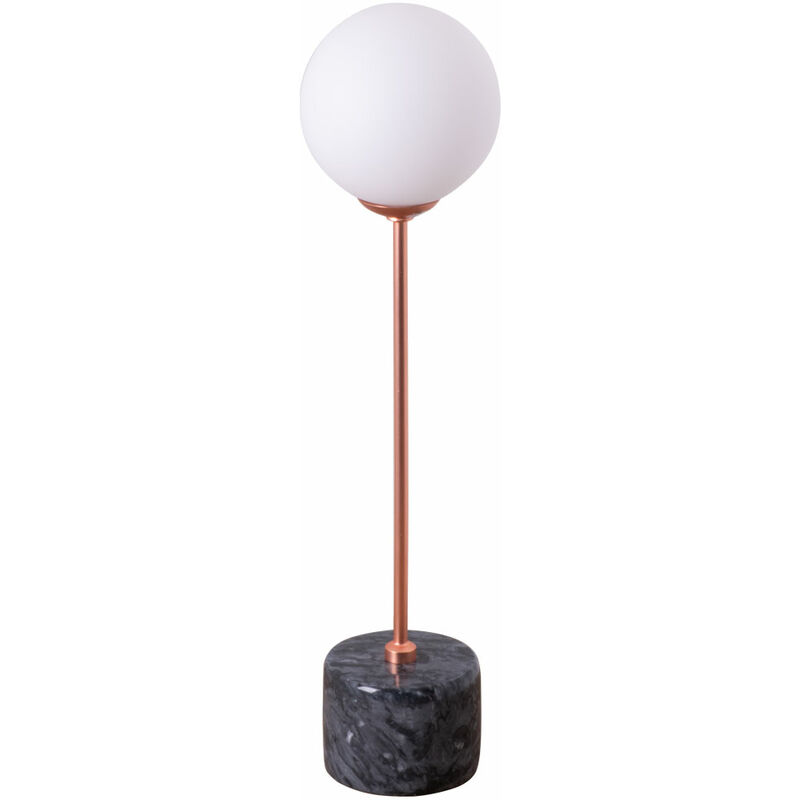 De Mesa. Ball cobre mate iluminación vidrio lectura negro blanco paulmann 79662